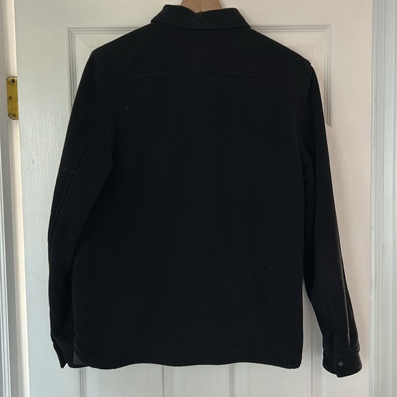 Gap - Hill City Primaloft Fleece Shirt Jacket in Black, size small - Picture 2 of 6